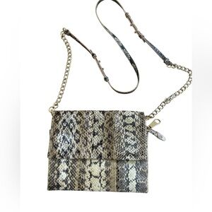 Perse Snakeskin Crossbody